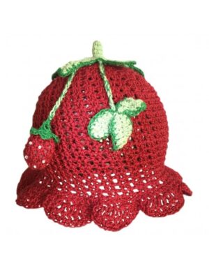 Lariyo Girls Kids Wear Red Green Cap