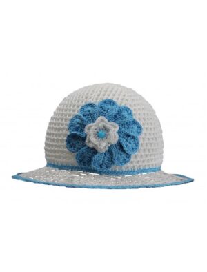 Lariyo Girls Kids Wear White Blue Hat
