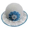 Lariyo Girls Kids Wear White Blue Hat - Image 2