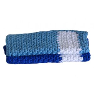Lariyo Baby Bathing Blue Wash Cloth (Pack of 2)